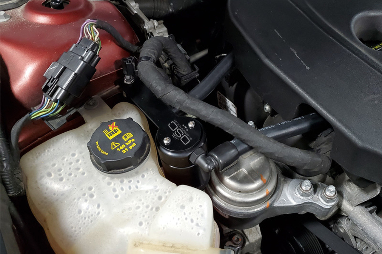 J&L Oil Separator 3.0 Passenger Side (2013-2020 Ford Fusion 1.5L EcoBoost) installed