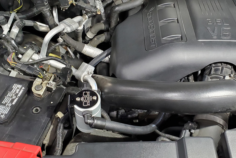 J&L Oil Separator 3.0 Passenger Side (2015-2017 Ford Expedition 3.5L EcoBoost; 2015-2017 Lincoln Navigator 3.5L EcoBoost ) installed
