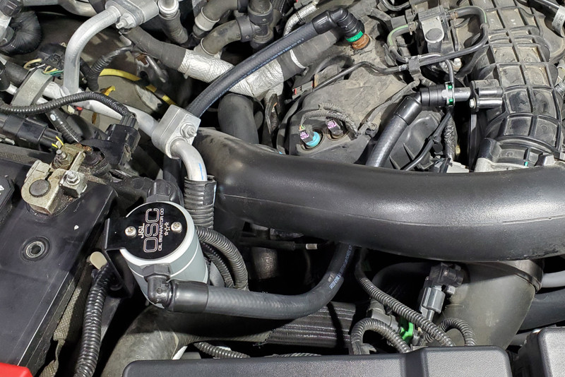 J&L Oil Separator 3.0 Passenger Side (2015-2017 Ford Expedition 3.5L EcoBoost; 2015-2017 Lincoln Navigator 3.5L EcoBoost ) installed