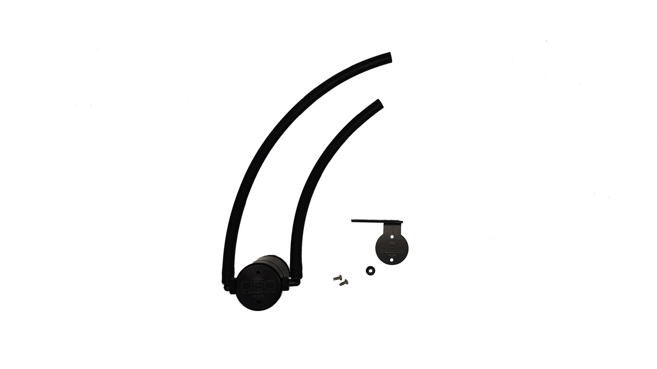 J&L Oil Separator 3.0 PCV Side (2022-2025 Nissan Pathfinder; 2022-2024 Infiniti QX60 3.5L) plumbing lines.