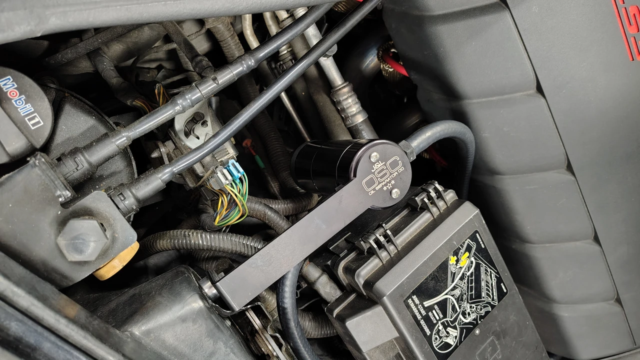 J&L Oil Separator 3.0 PCV Side (2006-2013 Chevy Corvette Z06; 2010-2013 Chevy Corvette Grand Sport *Dry Sump only*)