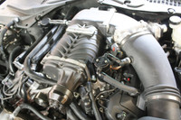 J&L Oil Separator 3.0 Driver Side (2011-2014 Ford Mustang GT w/ Roush/Whipple/FRPP/VMP Supercharger; 2015-2017 Ford Mustang GT with Roush/VMP Supercharger) installed