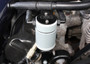 Close-up view of J&L Oil Separator 3.0, Passenger Side (1999-2004 Ford Mustang GT; 2001 Ford Mustang Bullitt) kit in engine bay.