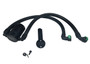 J&L Oil Separator 3.0 Driver Side (2015-2023 Ford Mustang EcoBoost) showing mounting bracket and hose layout.
