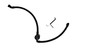 J&L Oil Separator 3.0 (2025 Ford Bronco Sport, Maverick; 2023-2025 Ford Escape; Lincoln Corsair 2.0L) canister with hoses on white background.