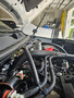 J&L Oil Separator 3.0 (2025 Ford Bronco Sport, Maverick; 2023-2025 Ford Escape; Lincoln Corsair 2.0L)  kit fully installed in vehicle engine bay.