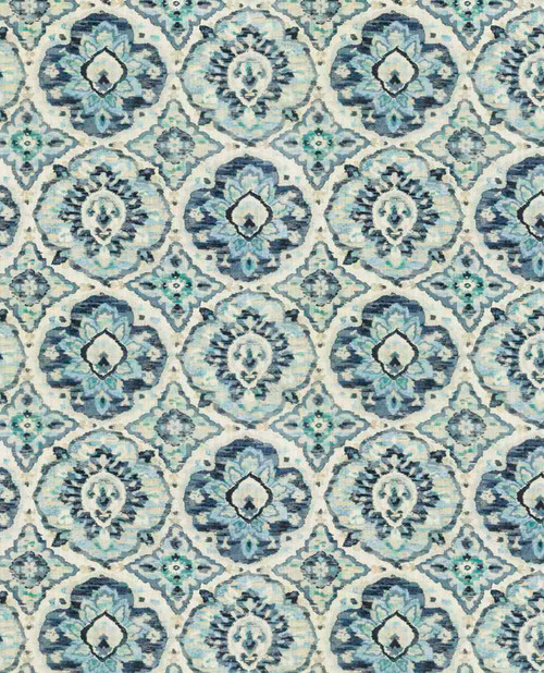 Tandoori Medallions linen print fabric