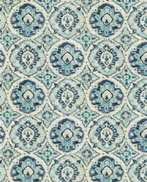 Tandoori Medallions linen print fabric