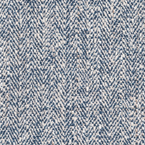 Fenway Rustic Herringbone performance fabric bay blue