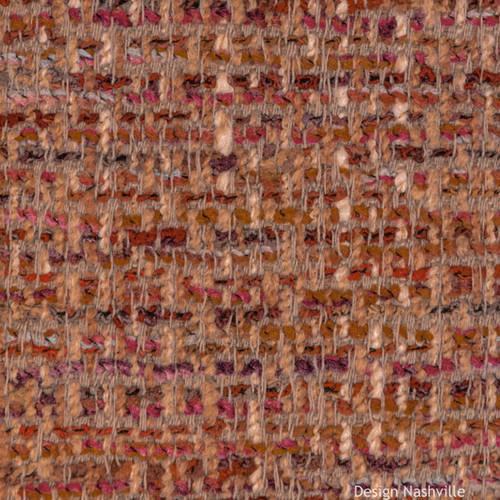 Fireside Crypton Tweed Performance upholstery fabric color: brick red and Sedona