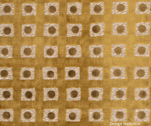 Cleopatra modern luxury geometric velvet old gold