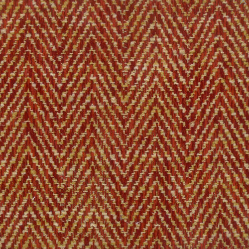brick red woven chevron fabric