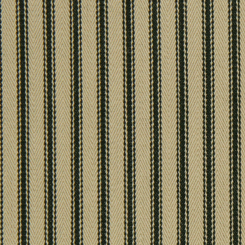 black and khaki high end ticking stripe