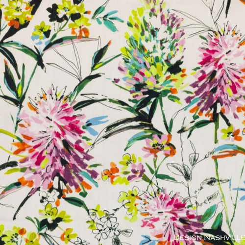 Hialeah Floral fabric multi color