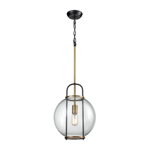 modern, industrial glass pendant light