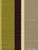 Sylvester moss green, brown, taupe vertical stripe fabric