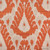 Tenggara Flame chenille ikat fabric