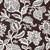 Night Garden reversible fabric, black white