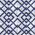 Sapphire Trellis printed cotton sateen fabric