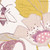 Velsen Garden lavender and chartreuse floral/ bee fabric