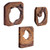 Rambling Wood wall decor set of 6