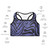 C'est la vie! blue violet sports bra