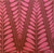 Diamond Framed Leaves magenta Performance Fabric