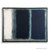 Solstice 2 abstract art framed canvas black, grey, dark blue, white color blocked
