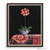 Red Flower Topiary framed art