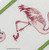Fine quality embroidered Pink Flamingos trim tape