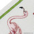 Fine quality embroidered Pink Flamingos trim tape
