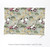 Standard width 54"
Cranes at Kyoto Gardens printed Asian design of white and black cranes in a fanciful botanical garden featuring plum irises