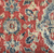 Villages, red ethnic print fabric