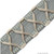 Marcel Laced French Trim tape mineral blue