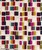 Bauhaus Modern Abstract Velvet multi-color for upholstery