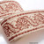 DaVinci rose brick acanthus leaf trim tape rose brick and beige