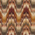 Flamestitch brown, olive, gold micro velvet fabric for upholstery and home decorating