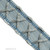 French rope lattice trim tape chambray blue