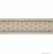 Sandoval ethnic border tape 3.5" wide tan, taupe, honey