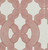 contemporary lattice red on linen fabric