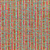 multi color tweed fabric of red, turquoise, orange, and lime