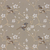 grey and taupe birds embroidered on a linen background fabric