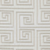 embroidered beige and white Greek Key fretwork fabric