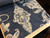 detail Harbor Damask printed linen fabric