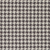 off black and cream traditional houndstooth, linen blend fabric