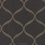 Hickory Mountain crewel embroidery lattice on dark brown faux linen