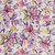 Purple Passion Flowers printed cotton fabric