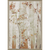 Birch tree art white and amber. vertical 38 x 26" one of 2