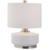 Coconut Creek transitional Off White ceramic lamp