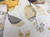 Woodland Air yellow grey floral fabric